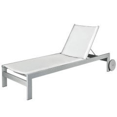 EASTSIDE Chaise Lounge with Wheels LC 8090W