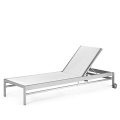 BLEAU Stacking Chaise Lounge with Wheels BL 7190W