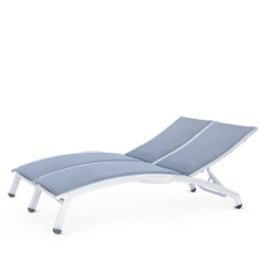 PINECREST Double Chaise Lounge with Side Tray NV-8190-46A-RL