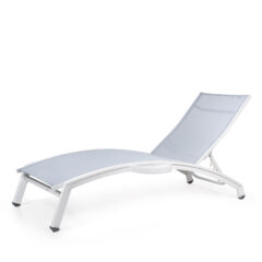 PINECREST Stacking Chaise Lounge with Side Tray NV 7190AL