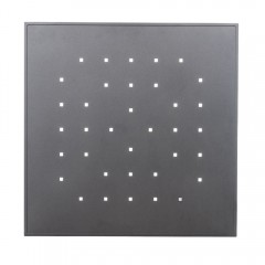 Square Aluminum Top<br>Squares Pattern