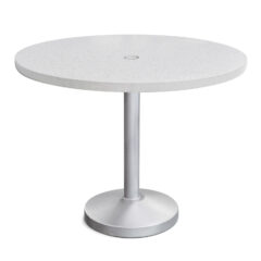 PTB 6180-48CNU Pedestal Umbrella Table with Corian Top