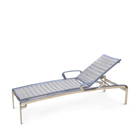 CARLYLE Stacking Chaise Lounge with Arms CYE 9191