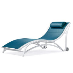 EDGEWATER Stacking Chaise Lounge with Wheels MU 7290W