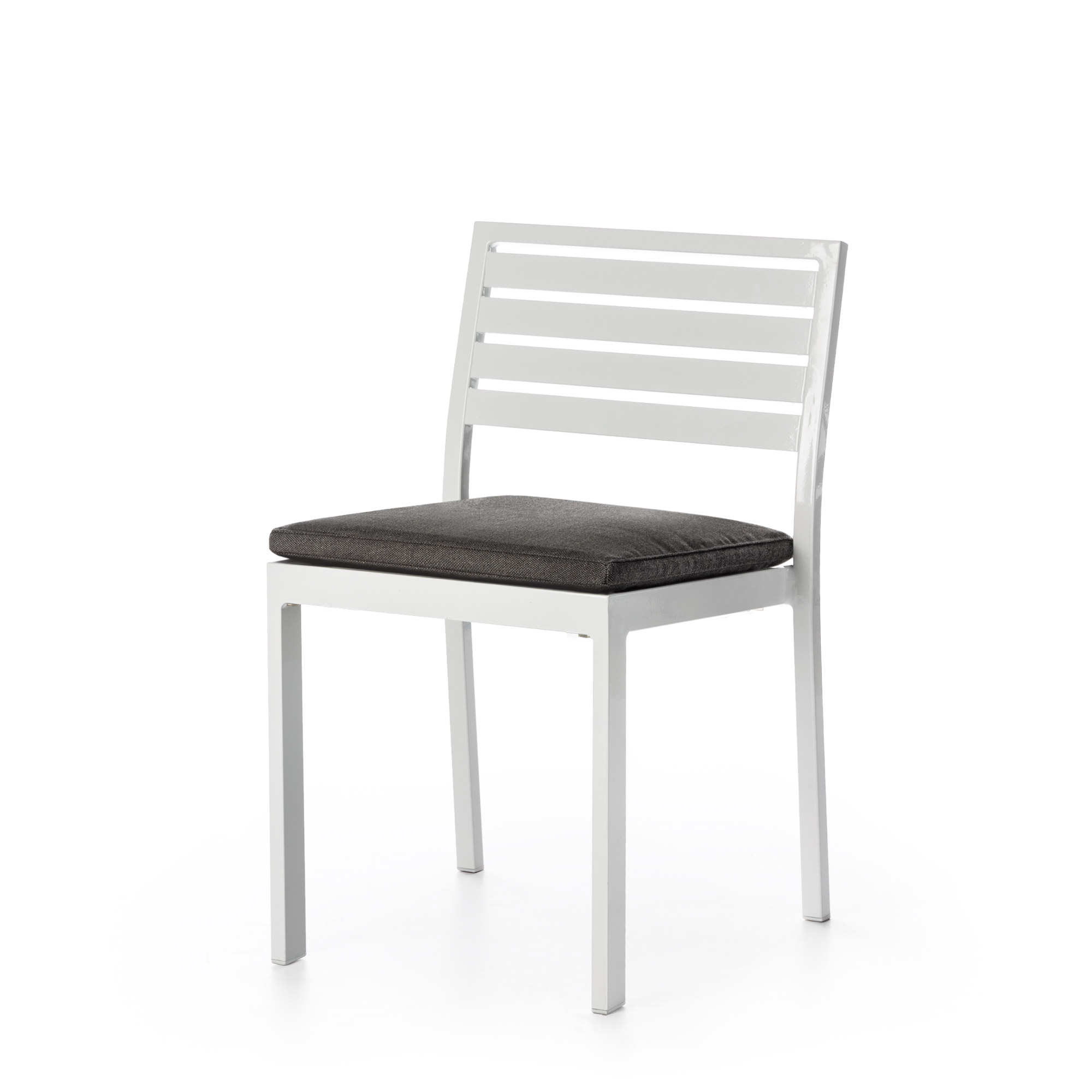 BLEAU All Aluminum Stacking Side Chair